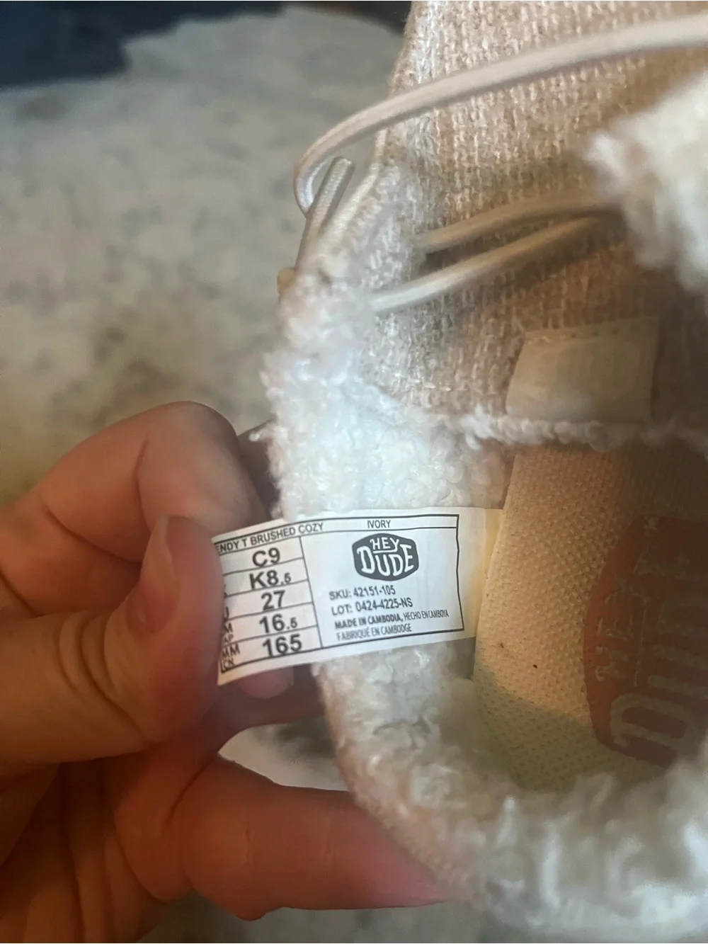 Cozy Slip-On Hey Dude Shoes